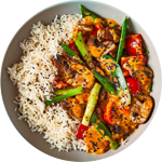 Vittorio’s Livingston asmati & Curry